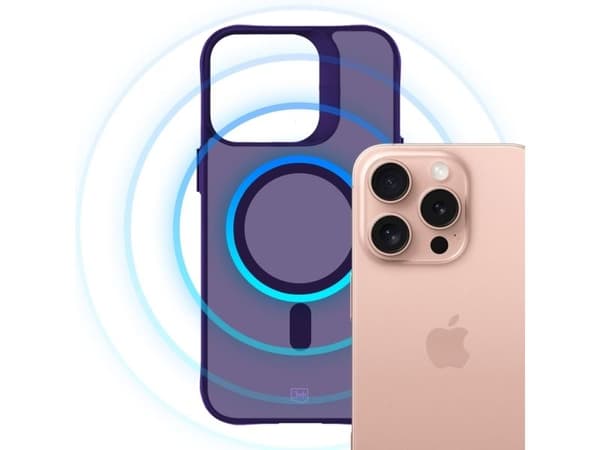 3mk Smoke MagCase for iPhone 16 Pro - lilla