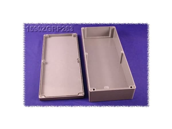 Hammond Electronics 1590ZGRP263PL Insert teräslevy Luonto 1 kpl