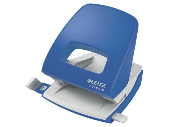 Leitz NeXXt Recycle hullemaskin, 2 hull, 30 ark Blå