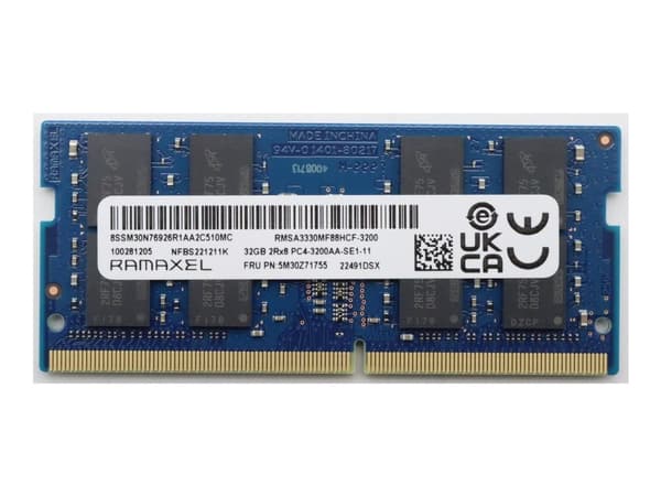 Lenovo MEMORY SODIMM,32GB,DDR4,3200,Ramaxel