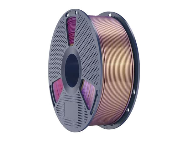 Sunlu PLA+ Silk filament (blå-lila-röd-guld)
