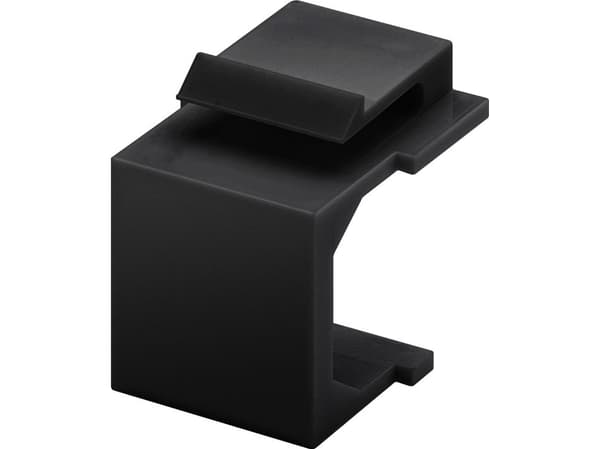 Goobay 79990, Støvdeksel, Plast, Sort, 16,7 mm, 4 stykker