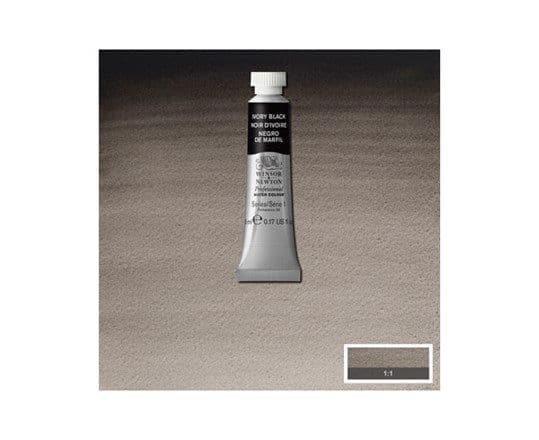 Akvarellfarge proff. 5 ml Ivory Black 331