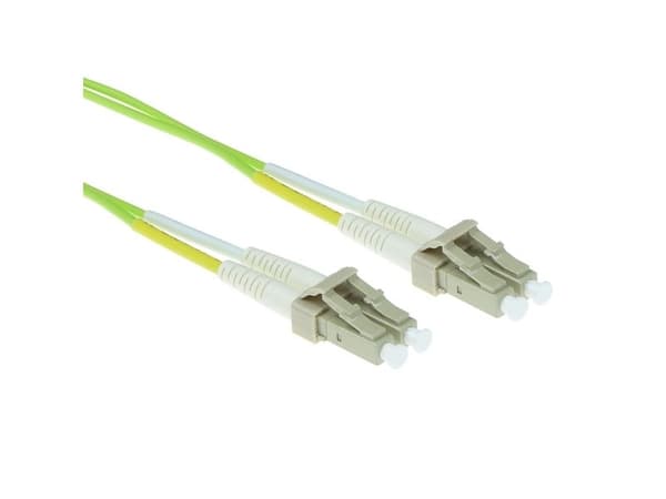 ACT fiber patchkabel 2 meter LSZH multimode 50/125 OM5 duplex med LC-kontakt