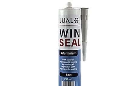 Win Seal - Lim til svart alu.