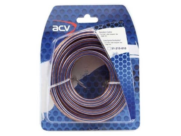 ACV højt. Kabel 2x1,5mm2 10 meter