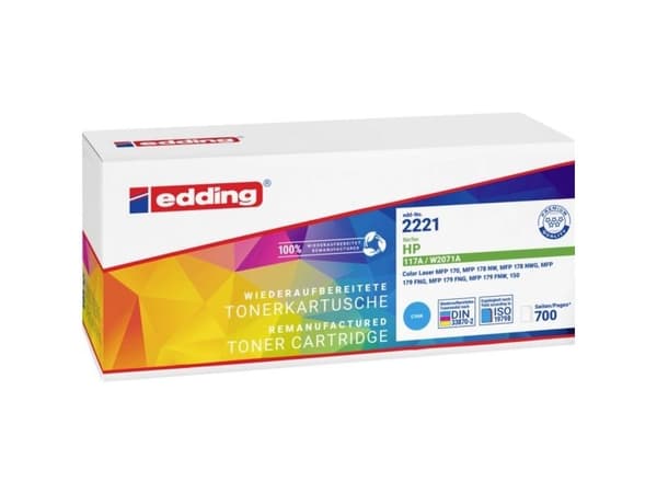 Edding EDD-2221, 700 sidor, Cyan, 1 styck