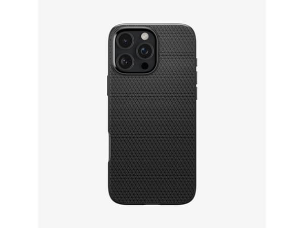 Spigen Liquid Air, Suojus, Apple, iPhone 16 Pro, 16 cm (6.3"), Musta