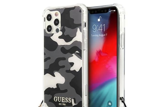 Guess GUHCP12LKSARBK iPhone 12 Pro Max 6,7" sort/sort hardcase camo
