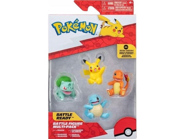 Pokemon battle figure 4-pack