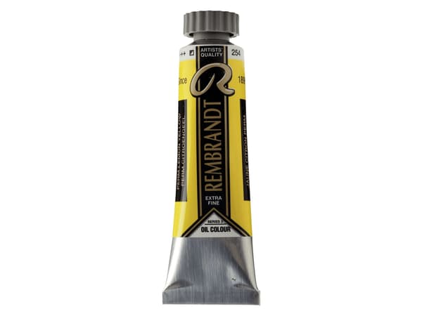 Rembrandt oljemaling rør Permanent Lemon Yellow 254