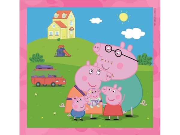 Clementoni puslespill 3x48 Peppa Pig
