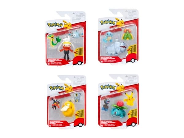 POKEMON BATTLE FIGURE 3 PK ASS - assorted