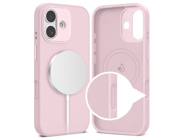 Tech-Protect Uniq MagSafe-deksel til iPhone 17 - rosa