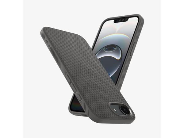 Spigen Liquid Air, Etui, Apple, iPhone 16e, 15,5 cm (6.1"), Grå