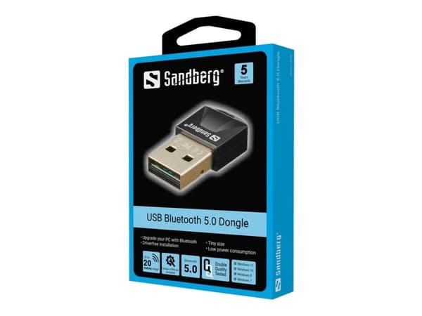 Sandberg - Nätverksadapter - USB 2.0 - Bluetooth 5.3