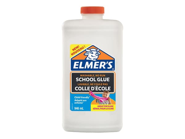 Skolelim Elmer's hvid 946ml - vaskbart til slim