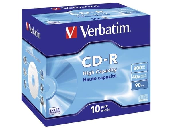 Verbatim DataLife - 10 x CD-R - 800 MB (90 min) - cd-levyjä