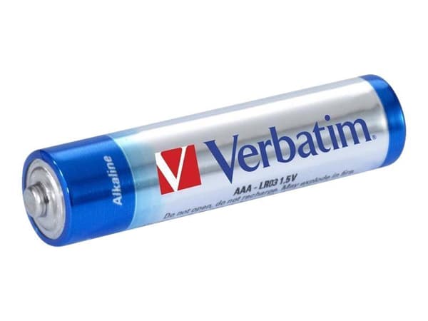 Verbatim - Batteri 4 x AAA - Alkalisk