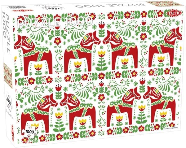 Tactic Folk Art Pattern 1000 pcs, 1000 stykker, Kunst, 9 år