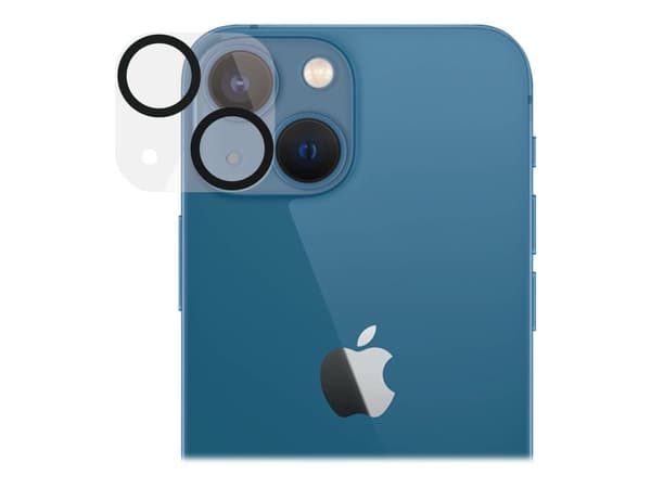 PanzerGlass™ | Case-friendly - Objektiv beskyttelse for mobile - rammefarve sort | Apple iPhone 13