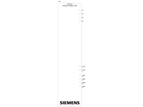 Siemens 6GK5204-0BA00-2AF2 Strømforsyningsswitch 10 / 100 MBit/s