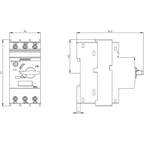 Siemens 3RV2021-1JA10, IP20