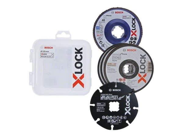Bosch skär-/slipsats X-LOCK Start 125 mm 5 delar