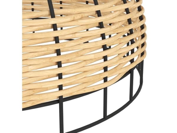 EGLO ANWICK LOFT E27 Ø380 SORT/NATUR