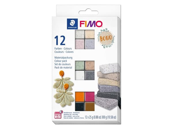 Fimo Effect Boho 12 kpl 25g kuutioita