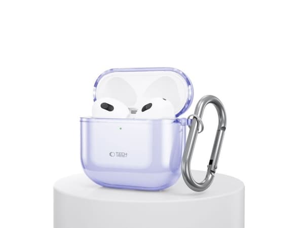 Hurtel Tech-Protect FlexAir-deksel for AirPods 4 - lilla