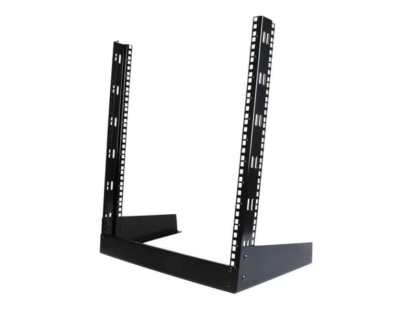 StarTech.com 12U Open Frame Network Rack - 19" 2 Post Free Standing Desktop Rack for Computer, AV, Media, IT, Data &amp; Server Room Equipment (RK1...