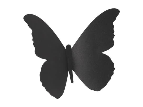 Securit® 3D Butterfly-levysarja mustana