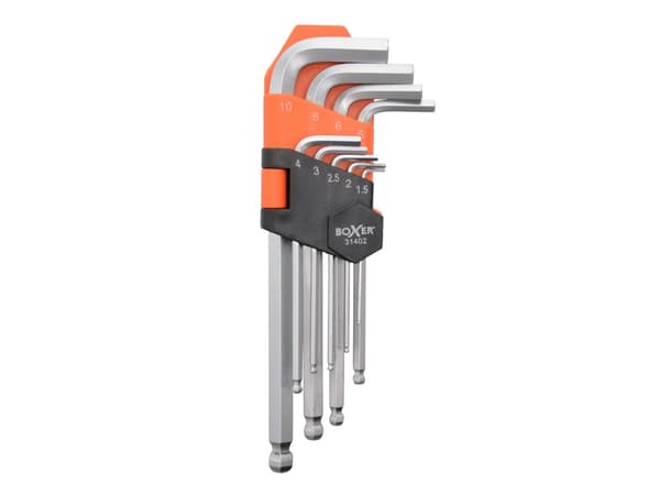 Boxer® ringgaffelnyckelsats 9 delar krom-vanadium