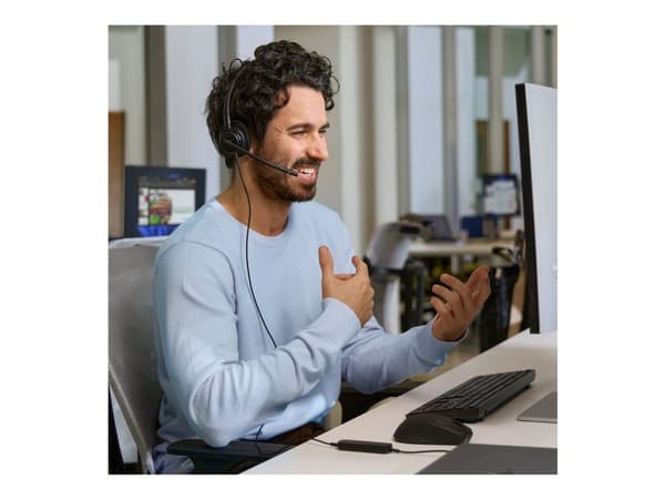 HP POLY MISSION 420 STEREO USB WIRED HEADSET