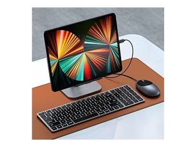 Satechi C1, Molempikätinen, IR LED, USB Type-C, 3200 DPI, Musta, Harmaa