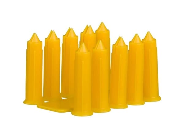 Clipsplug TCP gul 5,5x25 mm, 100 st/förpackning