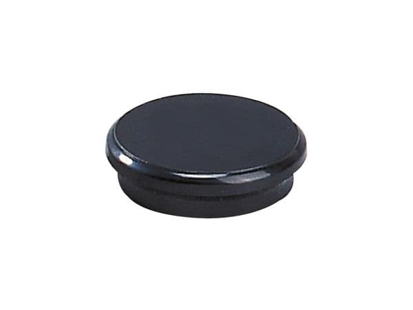 Dahle 95524-20922, Whiteboard-magnet, Sort, 7 mm, 10 stykker