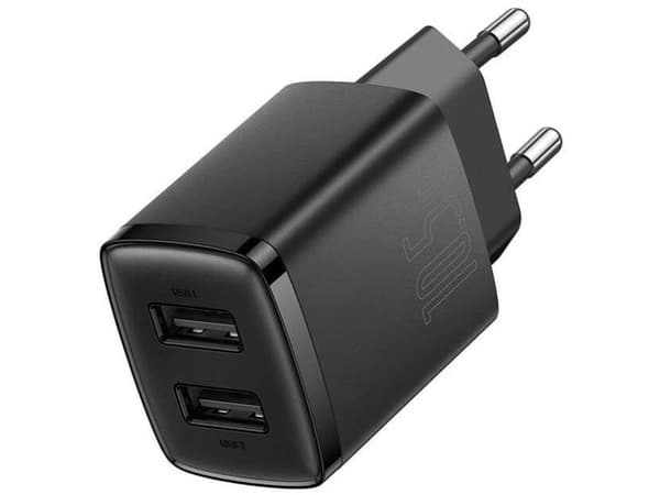 Baseus Compact, Innendørs, AC, 5 V, Sort