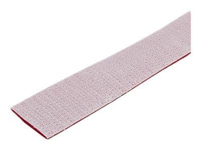 StarTech.com 100ft Hook and Loop Roll, Cut-to-Size Reusable Cable Ties, Bulk Industrial Wire Fastener Tape /Adjustable Fabric Wraps Red / Resuable ...