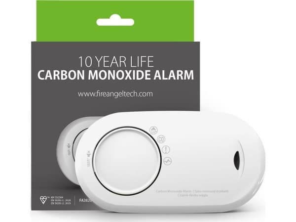 FireAngel Karbonmonoksidsensor med innebygd batteri FA3820