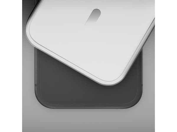 3mk Smoke MagCase för iPhone Air - vit-transparent