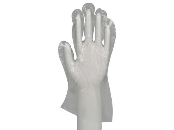 Handsker Quick engangs medium LDPE ekstra kraftig 100stk/pak