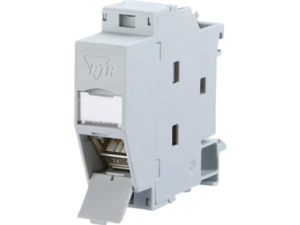 METZ CONNECT 130B117003-E, RJ-45, harmaa, IP20
