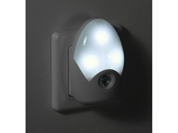 Vivanco VVACLEDNIGHT, Pluggbart nattlys, Hvit, AC, 57 mm, 65 mm, 80 mm