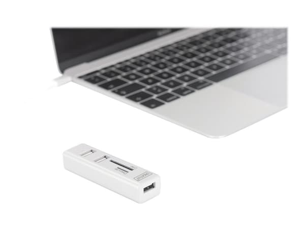 DIGITUS DA-70243 - Hub - 3 x USB 2.0 - stasjonær