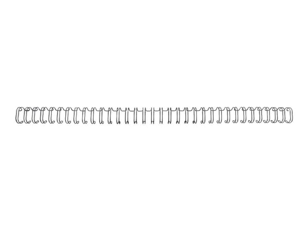 Wireryg GBC 3:1 NO5 8mm A4 sort (100 stk.)