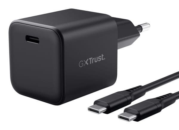 Trust 26143, inomhus, AC, 2 m, Svart