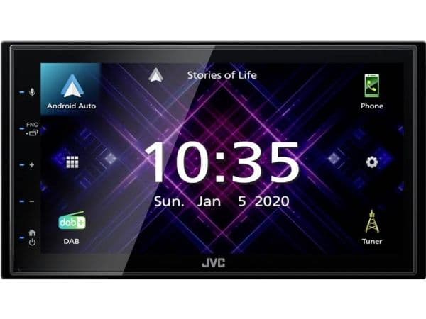 JVC KW-M565DBT Bilradio Apple CarPlay / Android Auto, DAB og Bluetooth