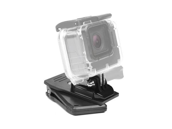 Holder with clip for mounting for GoPro